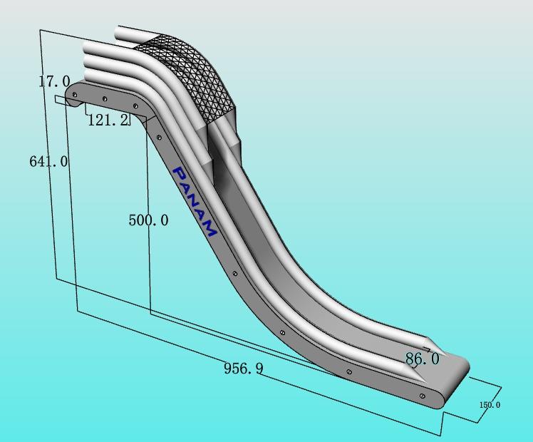 Custom Yacht Slide - From 3m to 15m 6