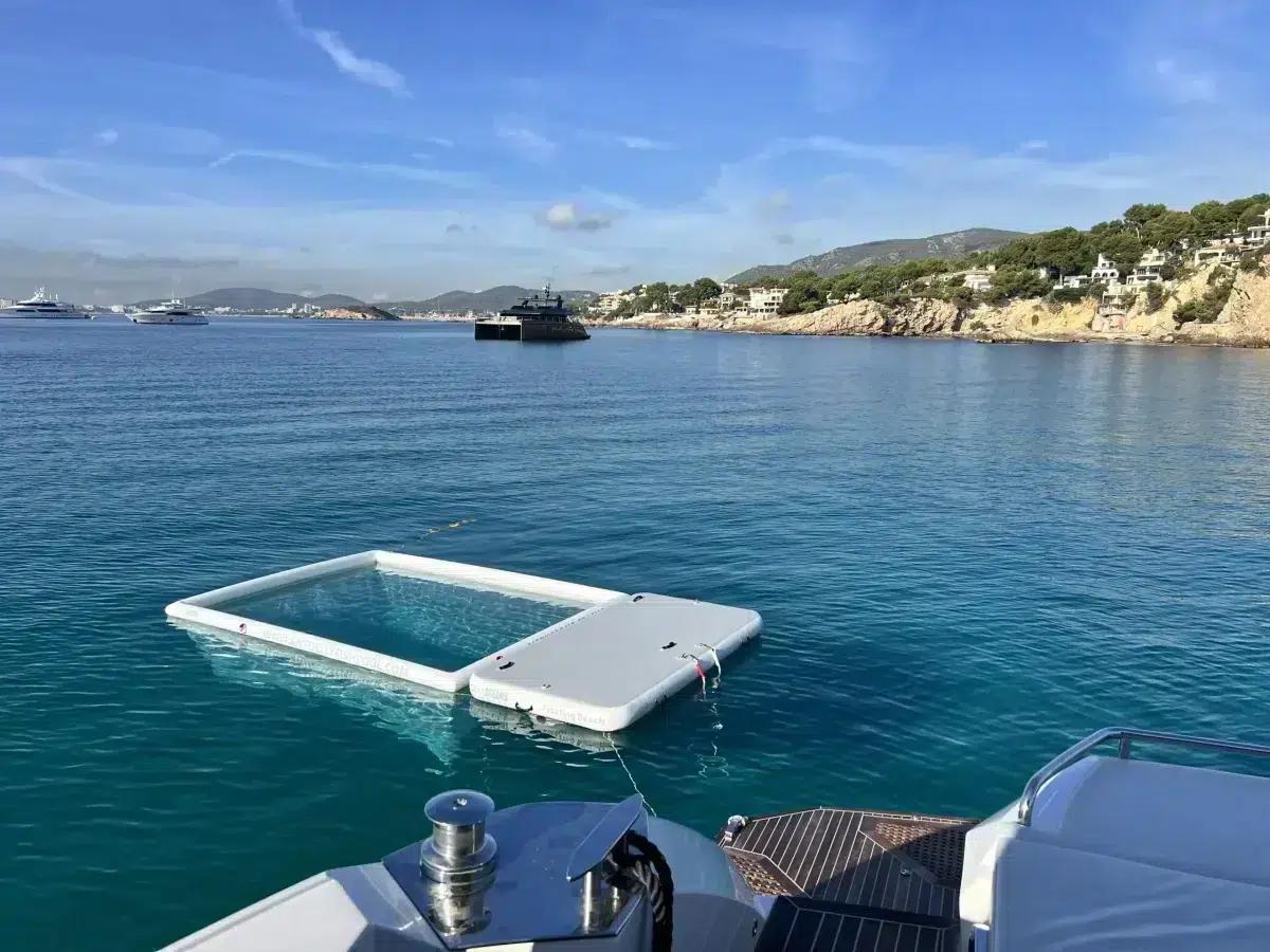 MALLORCA Set - Boat Pool 4 x 3m & Inflatable Platform 4 x 2m 3